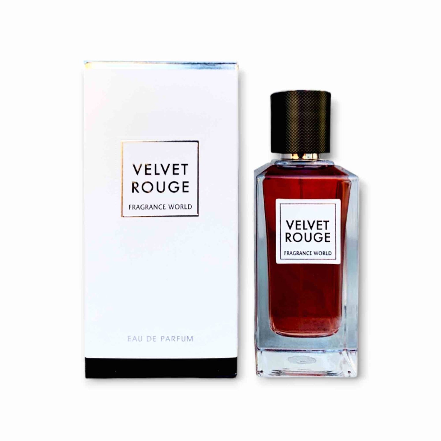 Eau de Parfum Velvet Rouge, Fragrance World, Unisex - 100ml