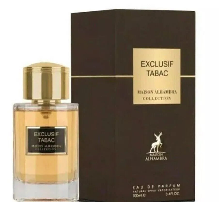 Eau de Parfum Exclusif Tabac, Maison Alhambra, Unisex - 100ml